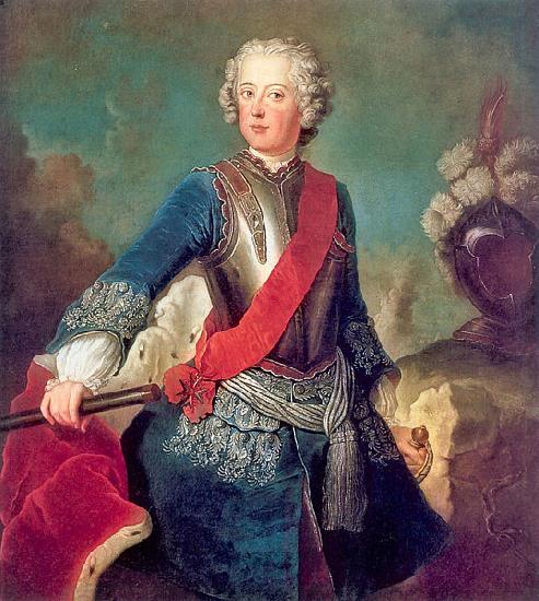 antoine pesne Portrait of the young Friedrich II of Prussia